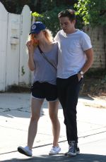 ELLE FANNING and Zalman Band Out in Studio City 07/26/2015
