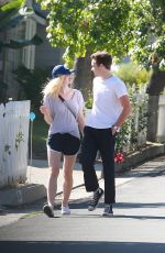ELLE FANNING and Zalman Band Out in Studio City 07/26/2015