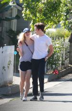 ELLE FANNING and Zalman Band Out in Studio City 07/26/2015