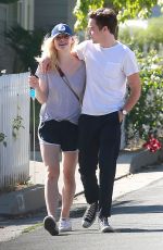 ELLE FANNING and Zalman Band Out in Studio City 07/26/2015