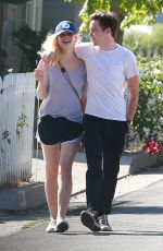 ELLE FANNING and Zalman Band Out in Studio City 07/26/2015