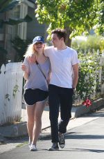 ELLE FANNING and Zalman Band Out in Studio City 07/26/2015