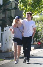 ELLE FANNING and Zalman Band Out in Studio City 07/26/2015