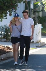 ELLE FANNING and Zalman Band Out in Studio City 07/26/2015
