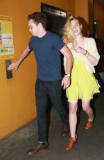 ELLE FANNING Leaves Arclight Theatre in Hollywood 07/21/2015