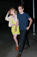 ELLE FANNING Leaves Arclight Theatre in Hollywood 07/21/2015
