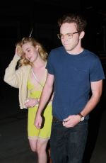 ELLE FANNING Leaves Arclight Theatre in Hollywood 07/21/2015