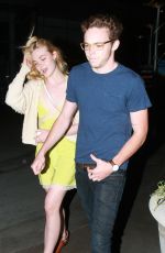 ELLE FANNING Leaves Arclight Theatre in Hollywood 07/21/2015