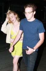 ELLE FANNING Leaves Arclight Theatre in Hollywood 07/21/2015