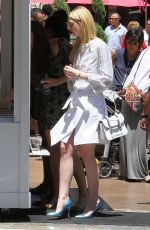 ELLE FANNING Out and About in Beverly Hills 07/12/2015
