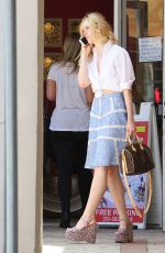 ELLE FANNING Out for Lunch in West Hollywood 07/06/2015