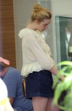 ELLE FANNING Out Shopping in Beverly Hills 07/25/2015