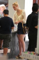 ELLE FANNING Out Shopping in Beverly Hills 07/25/2015
