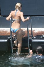 ELSA PATAKY in Bikini Paddleboarding and Swiming in Corsica 07/03/2015