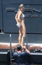 ELSA PATAKY in Bikini Paddleboarding and Swiming in Corsica 07/03/2015