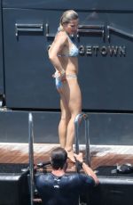 ELSA PATAKY in Bikini Paddleboarding and Swiming in Corsica 07/03/2015