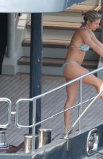 ELSA PATAKY in Bikini Paddleboarding and Swiming in Corsica 07/03/2015