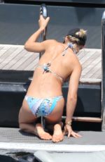 ELSA PATAKY in Bikini Paddleboarding and Swiming in Corsica 07/03/2015