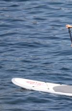 ELSA PATAKY in Bikini Paddleboarding and Swiming in Corsica 07/03/2015