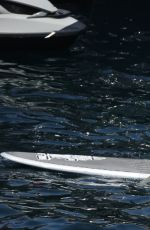 ELSA PATAKY in Bikini Paddleboarding and Swiming in Corsica 07/03/2015