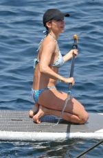 ELSA PATAKY in Bikini Paddleboarding and Swiming in Corsica 07/03/2015