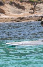 ELSA PATAKY in Bikini Paddleboarding and Swiming in Corsica 07/03/2015