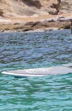 ELSA PATAKY in Bikini Paddleboarding and Swiming in Corsica 07/03/2015