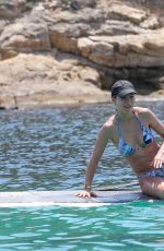 ELSA PATAKY in Bikini Paddleboarding and Swiming in Corsica 07/03/2015