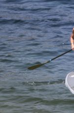 ELSA PATAKY in Bikini Paddleboarding and Swiming in Corsica 07/03/2015