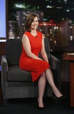 EMILIA CLARKE at Jimmy Kimmel Live! in Hollywood 06/29/2015