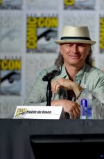 EMILIE DE RAVIN at Once Upon a Time Panel at Comic Con in San Diego