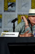 EMILIE DE RAVIN at Once Upon a Time Panel at Comic Con in San Diego