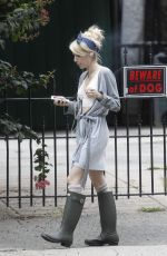EMMA ROBERTS on the Set of Scream Queens in New Orleans 07/03/2015