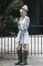 EMMA ROBERTS on the Set of Scream Queens in New Orleans 07/03/2015