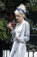 EMMA ROBERTS on the Set of Scream Queens in New Orleans 07/03/2015