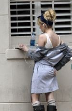 EMMA ROBERTS on the Set of Scream Queens in New Orleans 07/03/2015