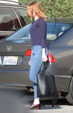 EMMA STONE Out and About in Los Angeles 07/07/2015