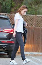 EMMA STONE Out and About in Los Angeles 07/23/2015