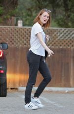 EMMA STONE Out and About in Los Angeles 07/23/2015