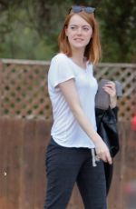 EMMA STONE Out and About in Los Angeles 07/23/2015