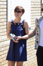 EMMA WILLIS Arrives at Wimbledon Tennis Championships in London 06/30/2015