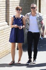EMMA WILLIS Arrives at Wimbledon Tennis Championships in London 06/30/2015