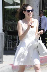 EMMY ROSSUM Out and About in Beverly Hills 07/27/2015
