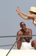 EVA LONGORIA and EVA LA RUE in Bikinis in Marbella