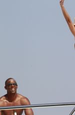 EVA LONGORIA and EVA LA RUE in Bikinis in Marbella