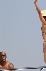 EVA LONGORIA and EVA LA RUE in Bikinis in Marbella
