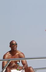 EVA LONGORIA and EVA LA RUE in Bikinis in Marbella