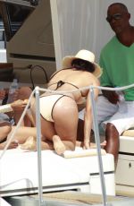 EVA LONGORIA and EVA LA RUE in Bikinis in Marbella