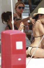 EVA LONGORIA and EVA LA RUE in Bikinis in Marbella