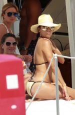 EVA LONGORIA and EVA LA RUE in Bikinis in Marbella